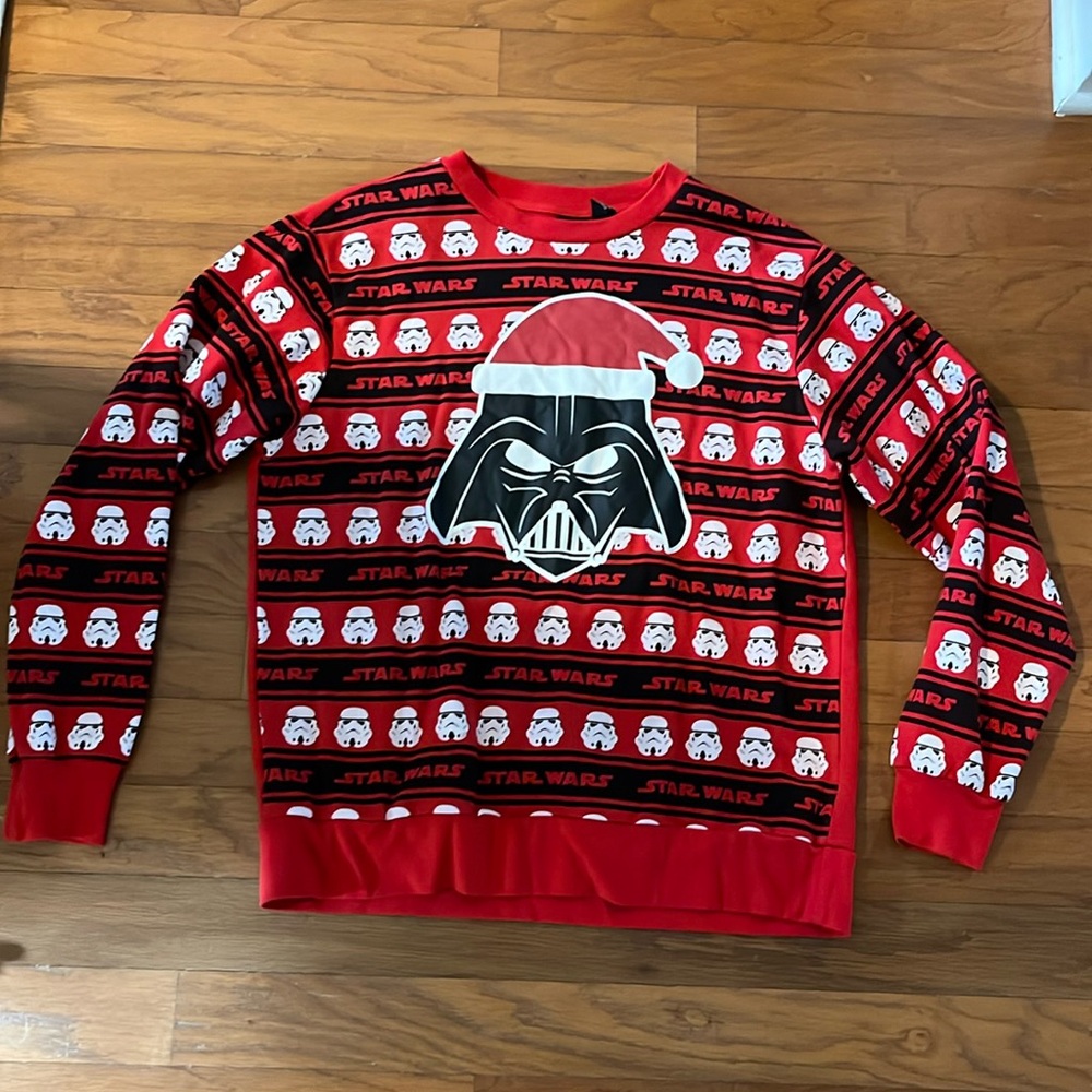 Christmas Star Wars crew neck sweatshirt size large